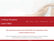 Tablet Screenshot of cnicastrolaserclinic.com